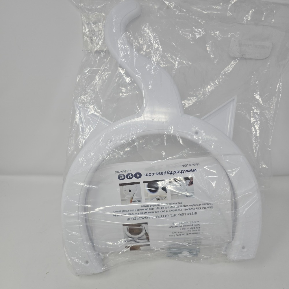 Pet Cat Door 2 Way Interior Kitty Door Hidden Litter Box Small Medium Large Cats